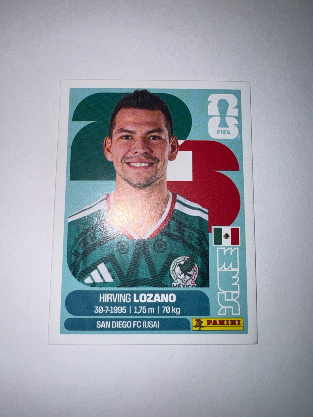 Panini FIFA World Cup 2026 Stickers Hirving Lozano  MEX 15 Mexico